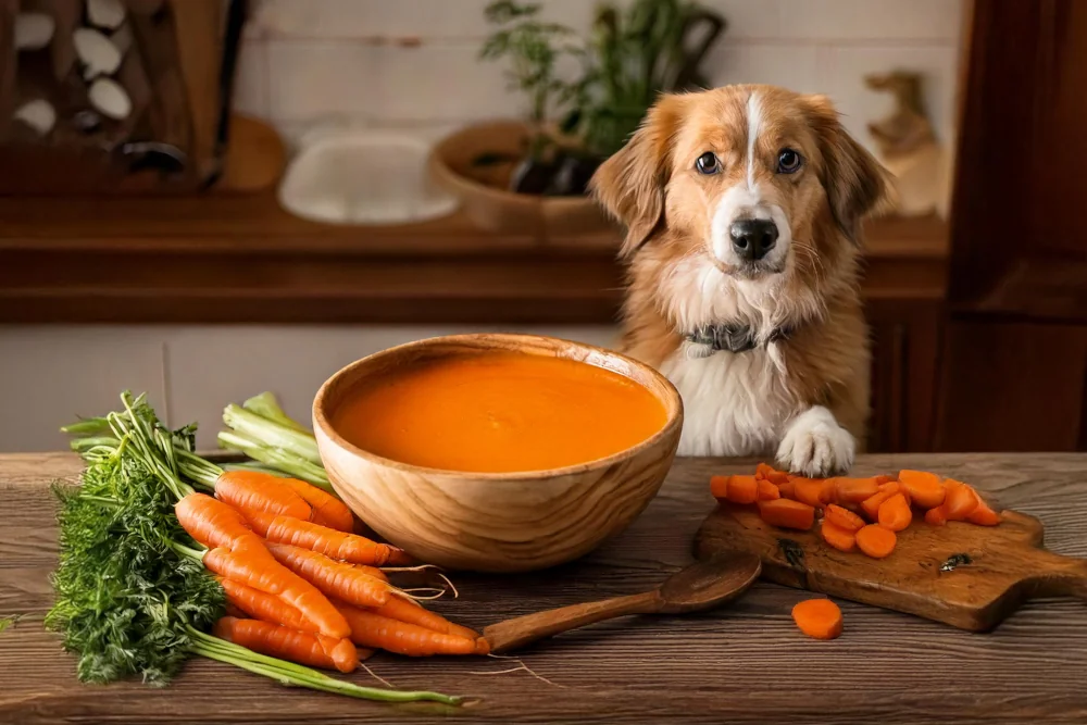 Morosche Möhrensuppe für Hunde: Rezept gegen Durchfall
